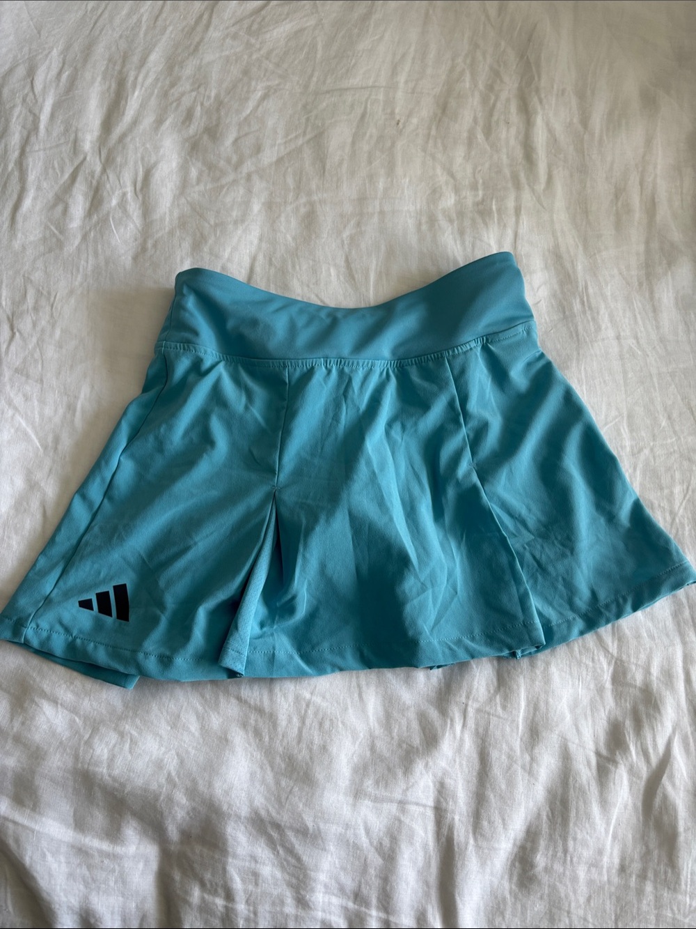 adidas Women's Turquoise Athletic Skirt with Built-In Shorts